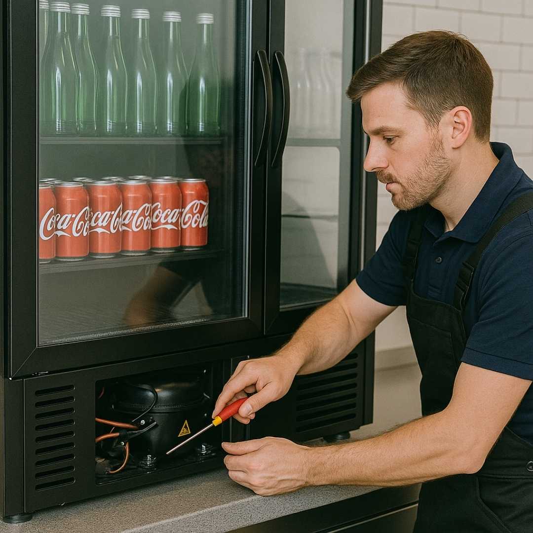 Commercial Beverage Equipment Maintenance & Contract Servicing 6 Commercial beverage refrigeration units servicing