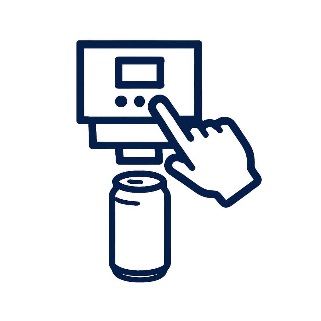 How It Works 2 Beverage can sealer